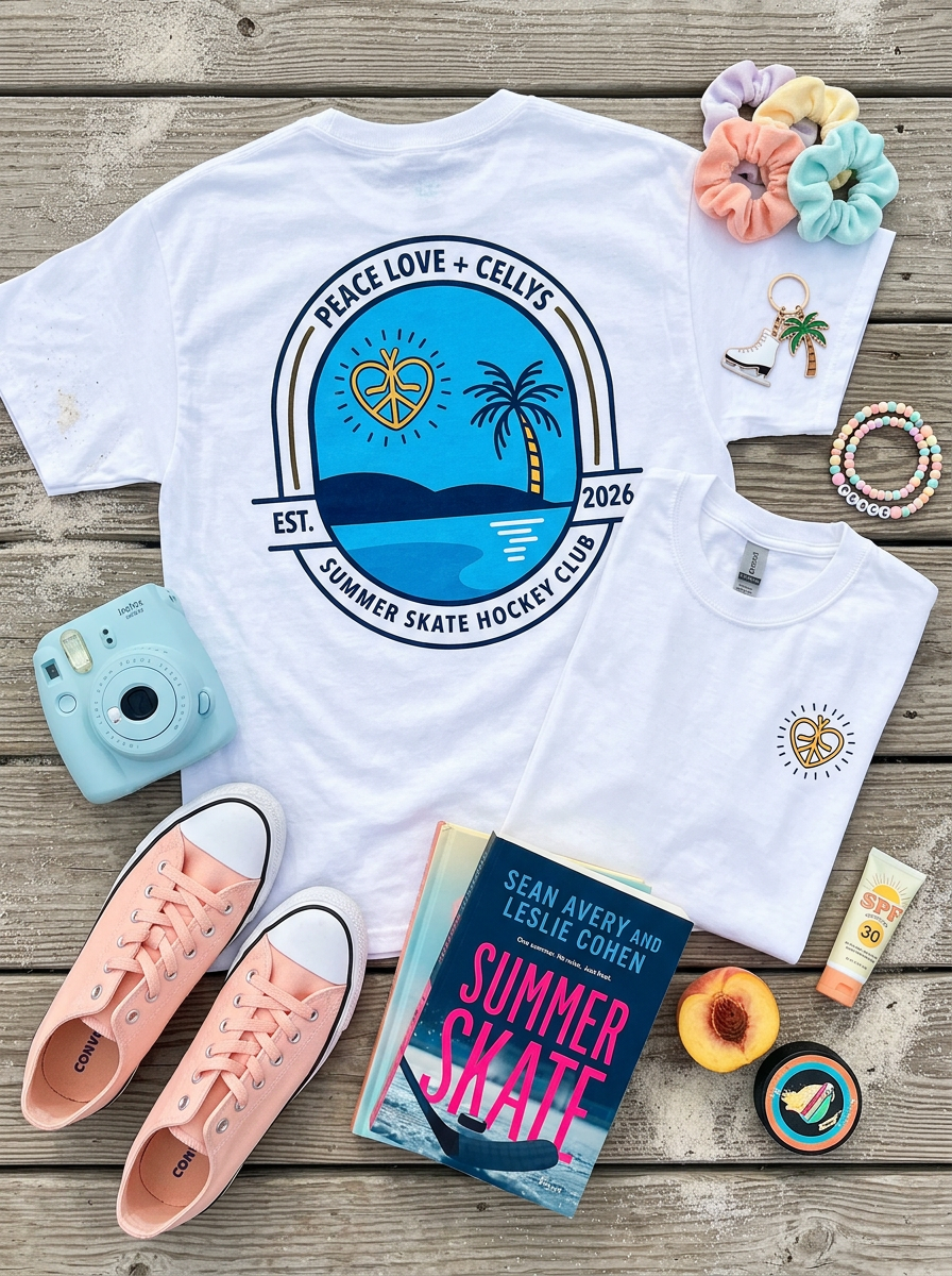 PL+C Summer Skate White Tee