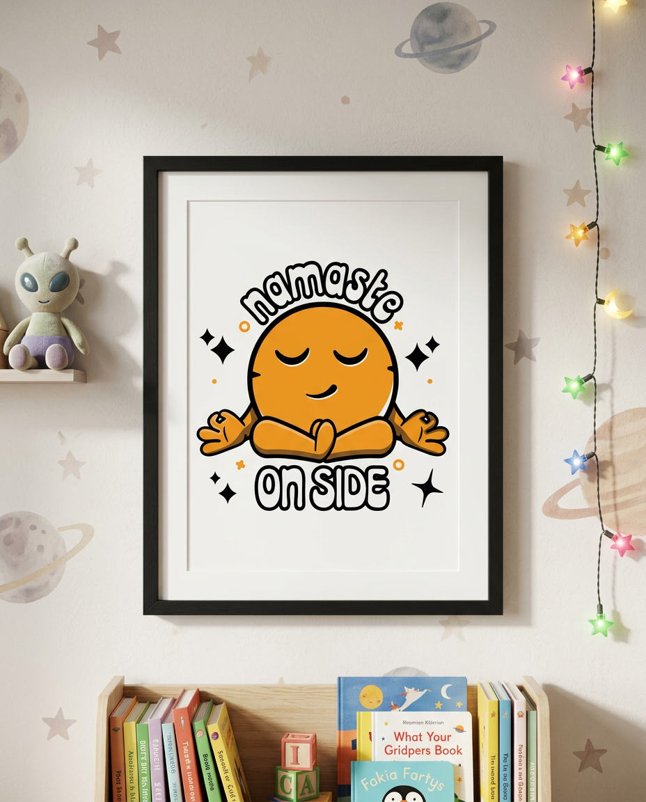 PL+C Namaste on Side Print