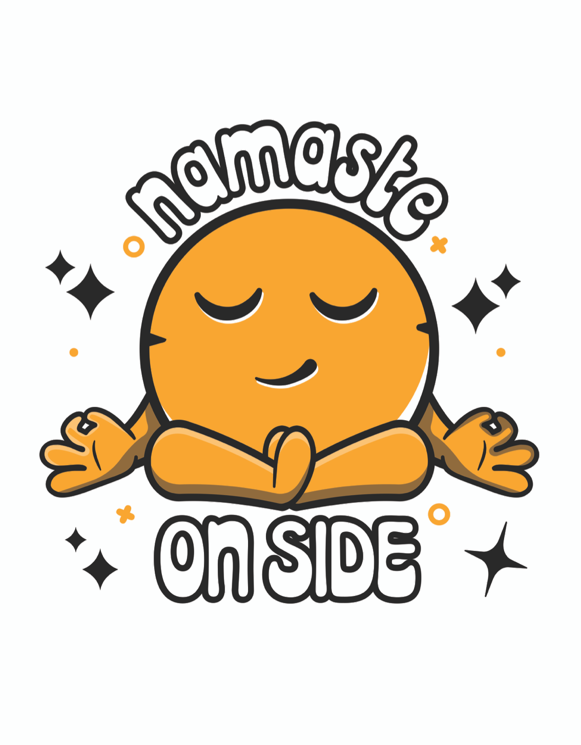 PL+C Namaste on Side Print