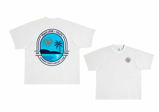PL+C Summer Skate White Tee